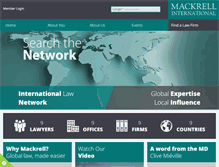 Tablet Screenshot of mackrell.net